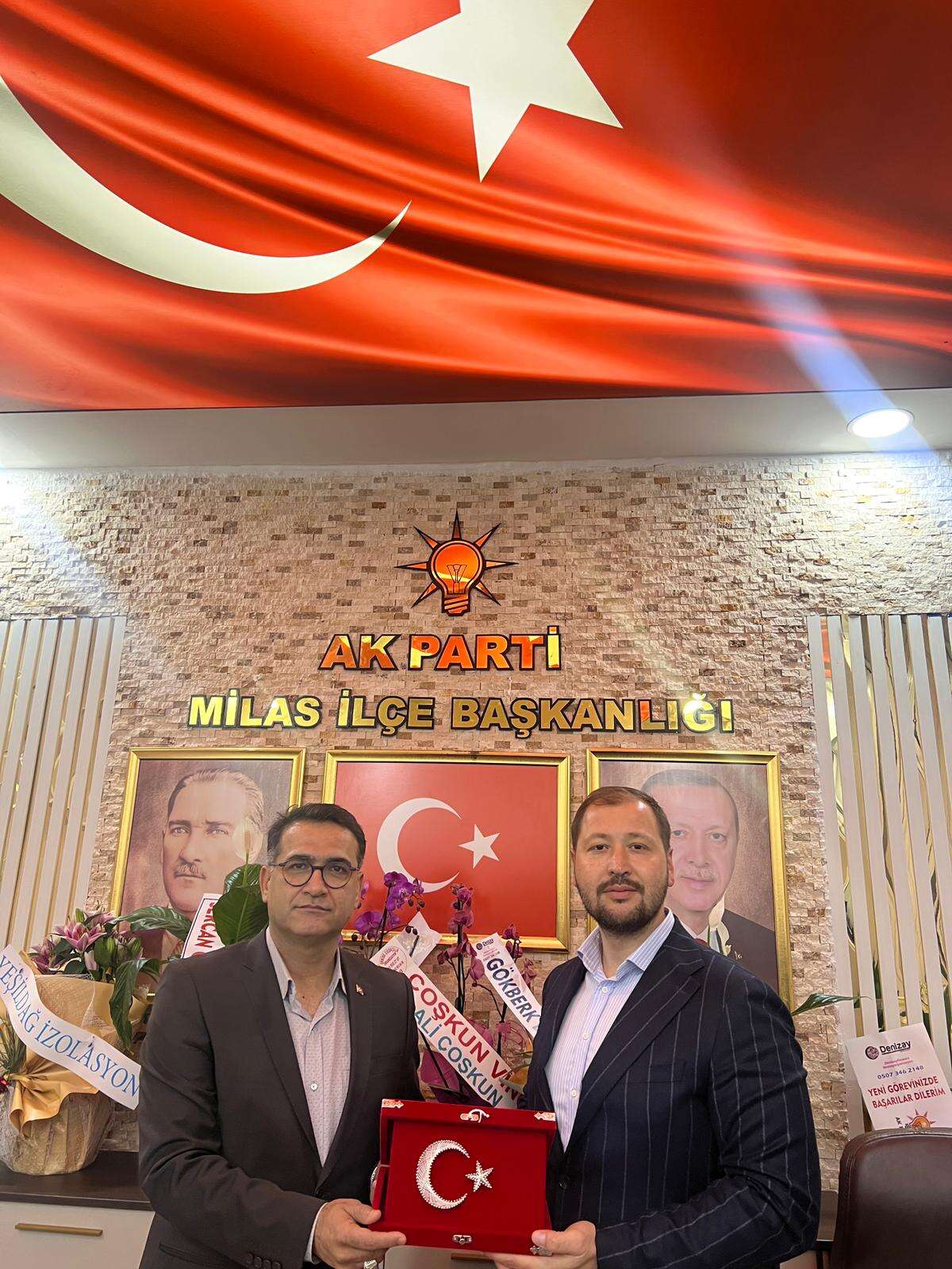 AK Parti Muğla Teşkilatından Levent Akyer’e Hayırlı Olsun Ziyareti 4